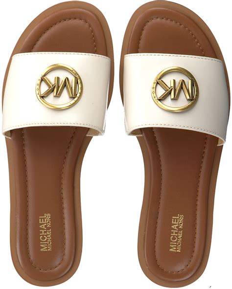 michael kors slippers wit|michael kors slippers for women.